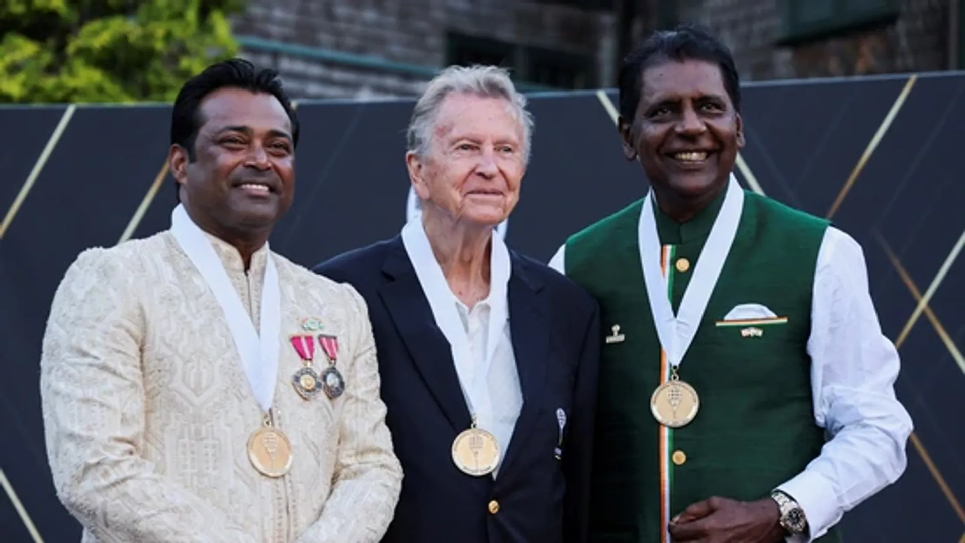 Trailblazers Amritraj and Paes make history with hall of fame induction