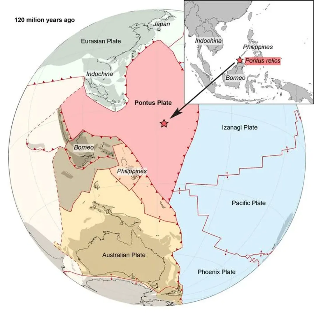 Scientists discover 120-million-years-old lost tectonic plate in Borneo