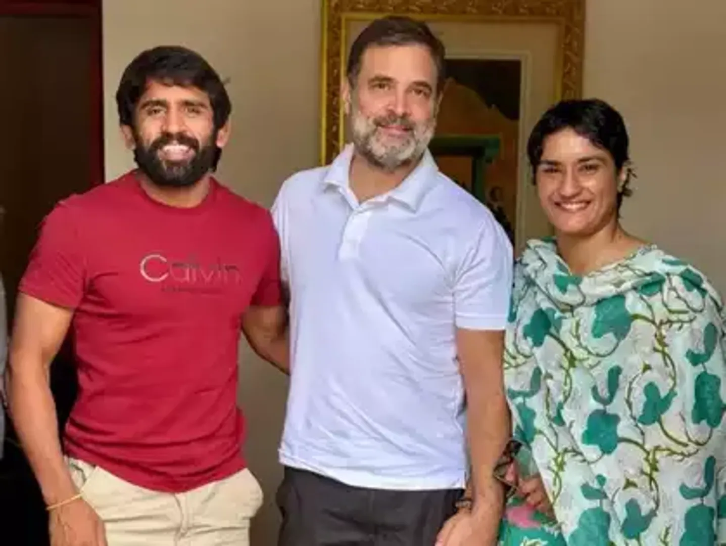 Vinesh Phogat, Bajrang Punia likely to contest Haryana elections on Congress ticket