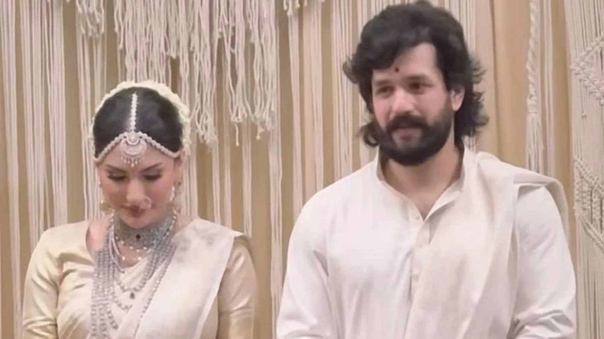 Akhil Akkineni and Zainab Ravdjee