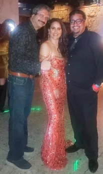 Shwetaa Khanduri with Shakir Shaikh and Chaitanya Padukone