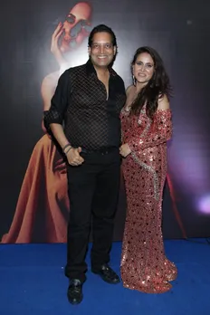 Producer Deepak Mukut with Shwetaa Khanduri