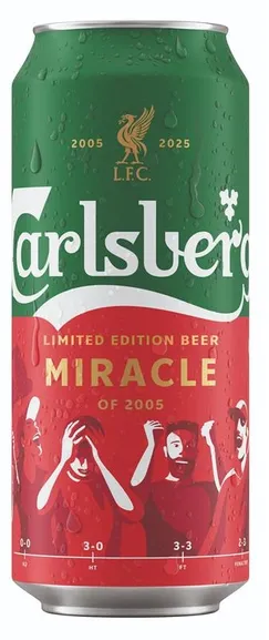 Carlsberg in partnership with Liverpool FC launches Carlsberg Smooth Limited-Edition ‘Miracle of 2005’ Can in India with the campaign ‘LIVE THE MIRACLE’