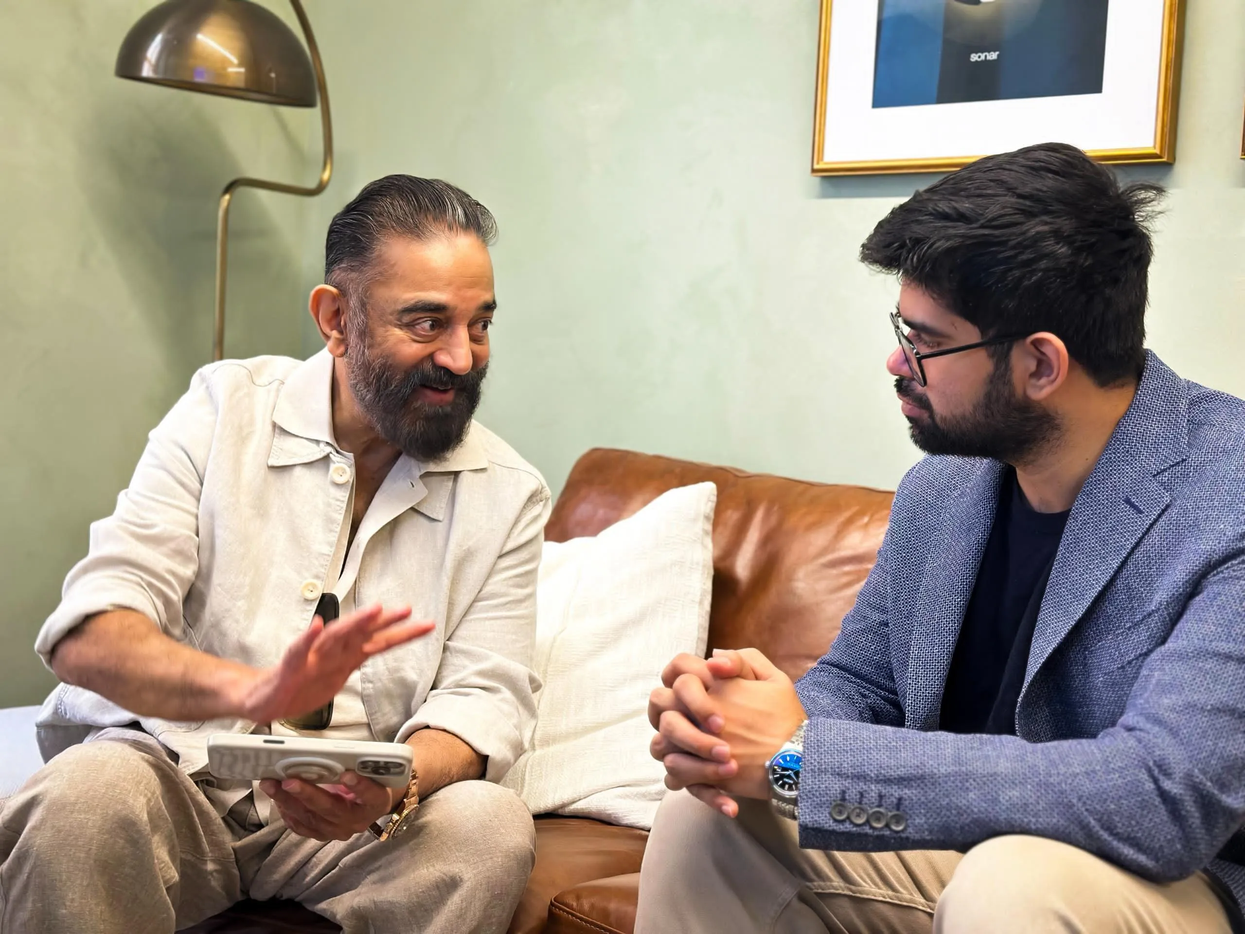 Kamal Haasan and CEO Arvind Srinivas