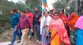 অভিনব ভাবনায় প্রচার তৃণমূল কংগ্রেস প্রার্থীর