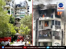A fire broke out in a flat located on the seventh floor of Sabad Apartment in Dwarka