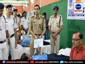 Blood donation camp initiated by Durgapur Sub Traffic