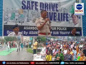 Asansol Durgapur Police Commissionerate organized a street play on road safety
