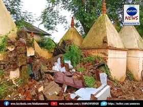 Lord Shiva's temple collapsed