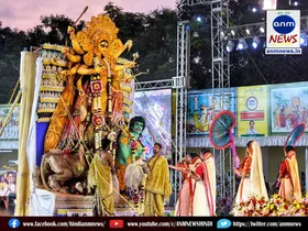 Immersion of the idol of Goddess Durga