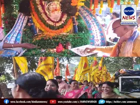 Shyam Baba's grand Nishan Yatra in kulti