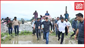 কলিয়াবৰ আৰু বোকাখাতত বানে ছিঙা মথাউৰিৰ মেৰামতিৰ বুজ লয় মন্ত্ৰী পীযুষ হাজৰীকাই