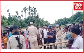 শিলচৰ-জয়ন্তীয়া-কালাইন পথ অৱৰোধ স্থানীয় ৰাইজৰ