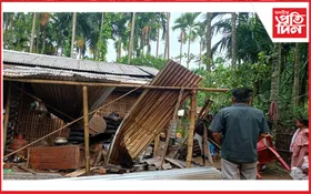 বন্যহস্তীৰ উপদ্ৰপ, ভাঙিলে কেইবাটাও বাসগৃহ
