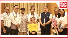 মুখ্যমন্ত্ৰী হিমন্ত বিশ্ব শৰ্মাক সাক্ষাৎ ব্ৰিটেইনছ গট টেলেণ্টৰ দ্বিতীয় ৰাণাৰ্ছ আপ বিনীতা চেত্ৰীৰ
