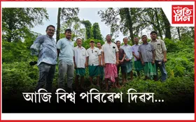 শিমলাবাগানবাসীৰ প্ৰশংসনীয় পদক্ষেপ : বনাঞ্চলক সুৰক্ষা প্ৰদান কৰি ৰক্ষণাবেক্ষণ দিছে গাঁওবাসীয়ে