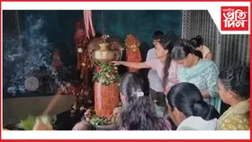 জামুগুৰিহাটৰ নাহৰবাৰীৰ শ্ৰীশ্ৰী বাবা নাগেশ্বৰ মন্দিৰত ভক্তৰ ভিৰ