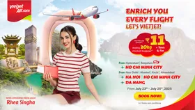 Vietjet Makes International Travel More Rewarding This Monsoon with Fares from INR11 and Free 20kg Baggage