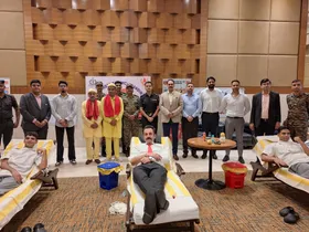 The Lalit Chandigarh Hosts Blood Donation Camp Organised By Command Hospital Chandimandir (Western Command)