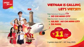 Fly from India to Vietnam Starting at Just ₹11 with Vietjet’s Limited-Time Sale