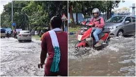 Kolkata waterlogging:কলকাতায় বৃষ্টি কমলেও কমেনি দুর্ভোগ, শনিবারেও জলের তলায় একাধিক রাস্তা, গাড়ির গতি ধীর