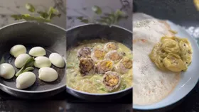 Egg Curry: ভাজা পেঁয়াজের সঙ্গে নারকেল, বানিয়ে ফেলুন ডিমের দুর্দান্ত ঝাল এগ মলি!