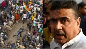 Suvendu Adhikari: পায়ের তলায় জাতীয় পতাকা! কলকাতা পুলিশের বিরুদ্ধে সোচ্চার শুভেন্দু অধিকারী
