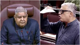 চটে লাল চেয়ারম্যান ধনকড়, চেয়ার থেকে উঠে তর্জনী উঁচিয়ে সাসপেন্ড করলেন তৃণমূলের ডেরেক'কে