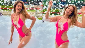 Vidya Malavade Celebrates Christmas in Bikini; See Pictures—