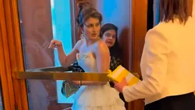 Urvashi Rautela Stuck in an Elevator at Cannes; Viral Video Claims –