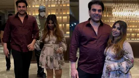 Arbaaz Khan taking good care of Pregnant wife Shura Khan as they step out; Video –
