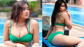 Bigg Boss fame & Adult Content Creator Sofia Ansari makes waves in a sizzling green bikini –