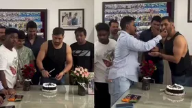 Video: MS Dhoni Celebrates 44th Birthday with Close Friends –
