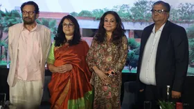 Tina Ambani and Shekhar Kapur at MICA's Launch of India’s First School of Applied Creativity –