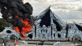 Fire engulfs main stage of Belgium's Tomorrowland music festival ahead of Friday start