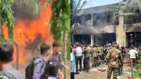 Bangladesh Air Force training aircraft crashes atop school building; 16 killed, dozens injured