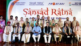 17 MPs honoured with Sansad Ratna Awards for Parliamentary performance