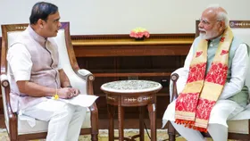 Assam CM meets PM Modi in Delhi, briefs him about state's welfare schemes