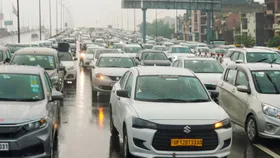 Red alert issued in Delhi amid heavy rain, traffic snarls during morning rush hour