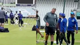 Gautam Gambhir and Oval curator involve in heated exchange of words