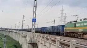 Trial run of 4.5 km long 'Rudrastra' freight train successfully conducted
