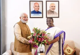 Celebrations on Droupadi Murmu's election as 15th President of India
