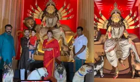 Pet friendly Durga Pandal in West Bengal, police dog invited as chief guest