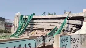 Telangana Building Collapsed: तेलंगाना में दर्दनाक हादसा, भरभराकर गिरा 6 मंजिला भवन, एक की मौत