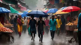 दिल्ली-एनसीआर में बदला मौसम का मिजाज, कई हिस्सों में हो रही है रिमझिम बारिश