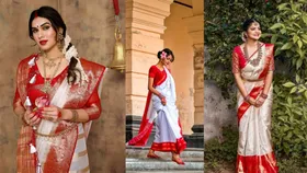 बंगाली महिलाएं क्यों पहनती हैं सफेद और लाल बॉर्डर वाली साड़ी, जानिए इसके पीछे की वजह
