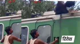 रील बनाने के चक्कर में युवक चढ़ा ट्रेन के इंजन पर, लटक रही थीं हाई वोल्टेज तारें, बाल-बाल बची जान