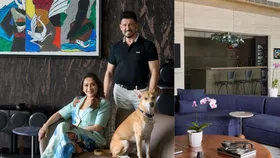 अंदर से ऐसा दिखता है माधुरी दीक्षित का रॉयल हाउस, फेमस आर्टिस्ट की पेंटिंग्स से सजा है घर का कोना-कोना