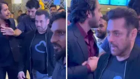 सलमान खान के बॉडीगार्ड ने आमिर के बेटे को दिया धक्का , वायरल हुआ बदसलूकी का वीडियो