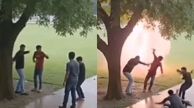 बारिश हो तो मत करना ऐसी गलती, सामने आया हादसे का वीडियो!